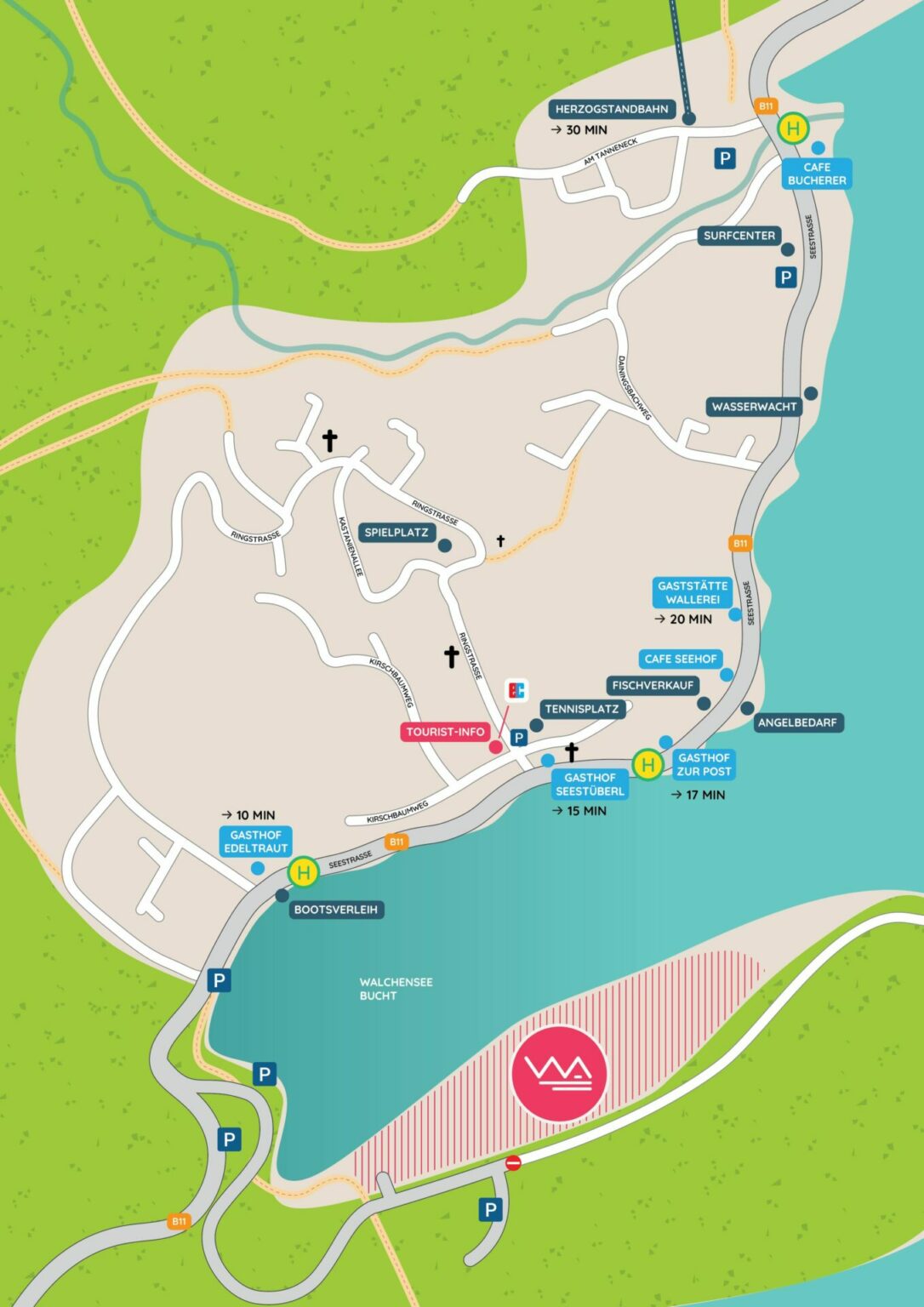 Lagepläne - CAMPING WALCHENSEE